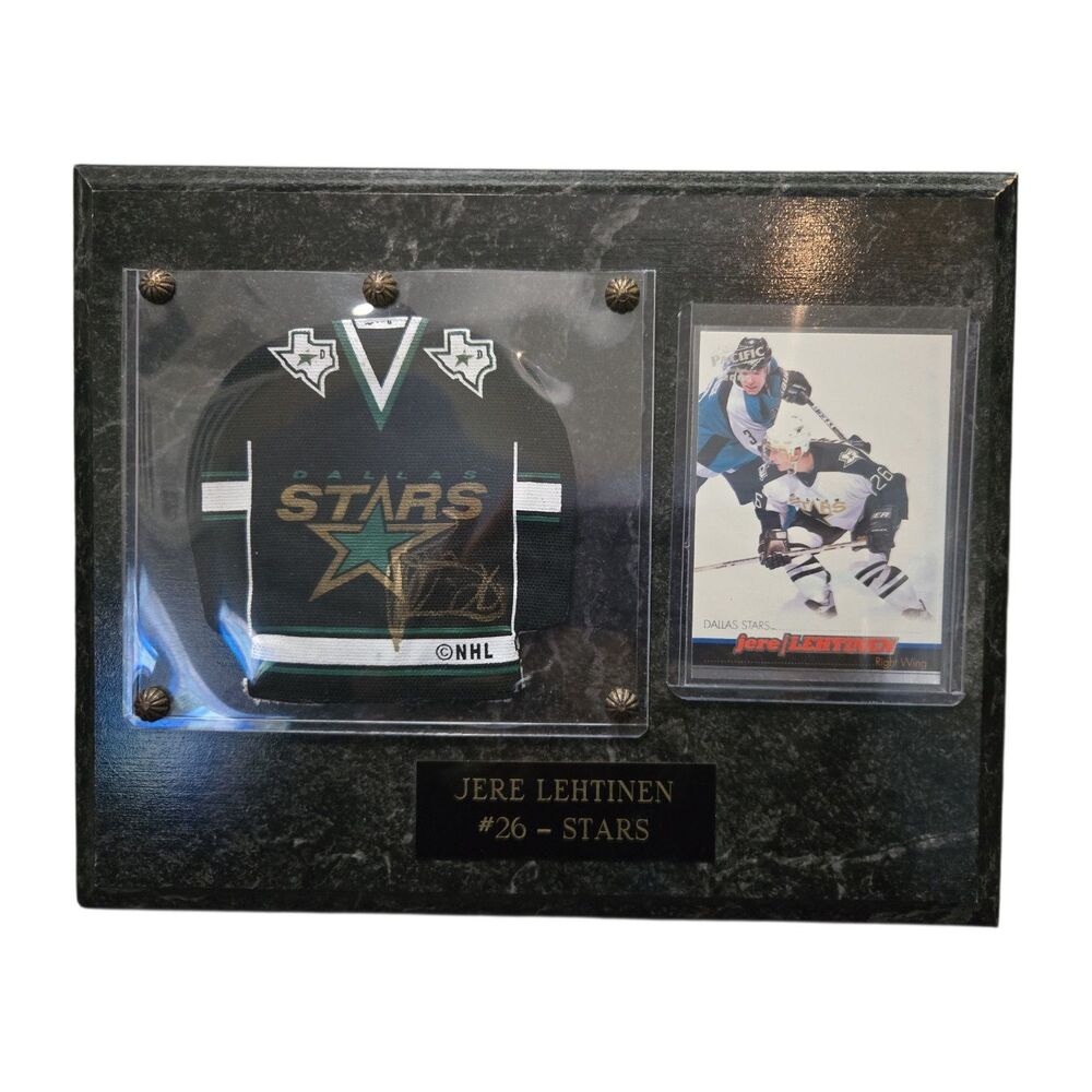 JERE LEHTINEN Collecters Plaque Signed . COA
